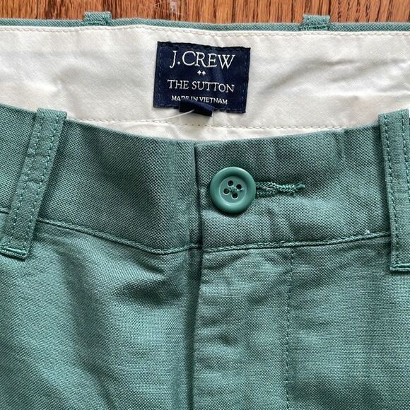 J. Crew The Sutton Green Chinos Sz 36/30 NWT - Picture 6 of 10